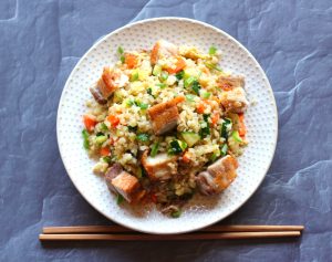 Pork Belly Fried Rice ~ The Instant Pot Keto Cookbook